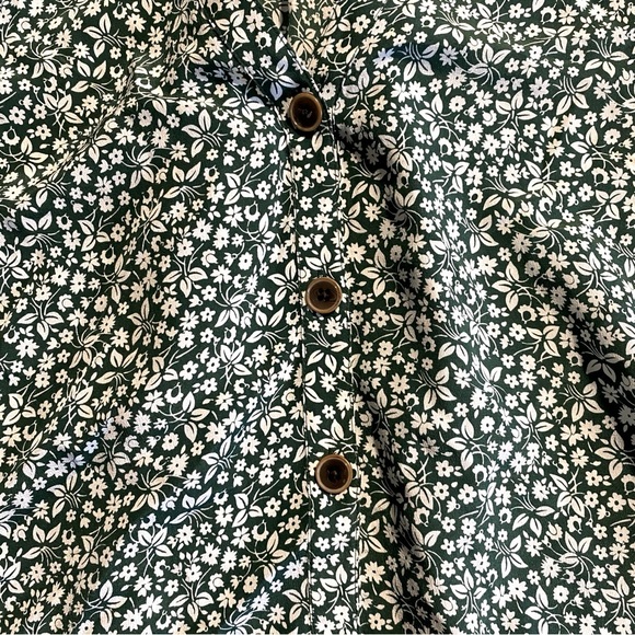 EUC VERONICA BEARD GIZELA BLOUSE IN FOREST GREEN - SIZE 8 - Picture 11 of 15